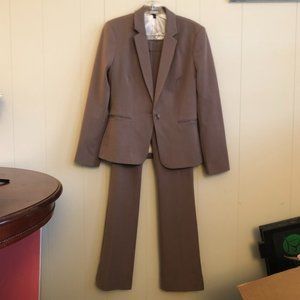 Express suit with columnist barely boot pants